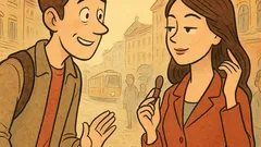 Banc: Un tip încearcă să agațe o tipă